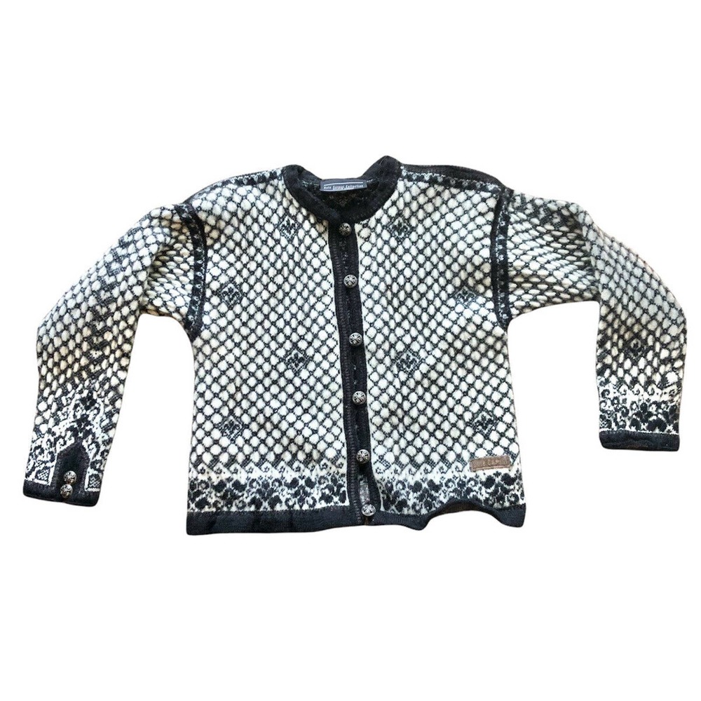 Dale of Norway Casual Collection Womens Wool Cardigan Sweater Jacket Medium READ